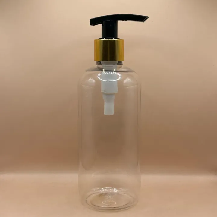 300ML PET Boston Bottle 24/410 L3 Dispenser Pump | Shampoo Body Wash Lotion Bottle