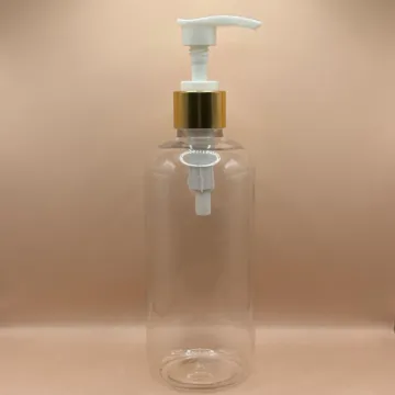 300ML PET Boston Bottle 24/410 L1 Screw Dispenser Pump | Shampoo Body Wash Lotion Bottle