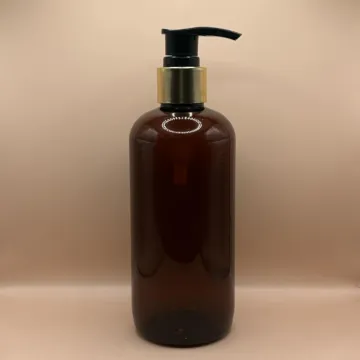 300ML PET Boston Bottle 24/410 L1 Screw Dispenser Pump | Shampoo Body Wash Lotion Bottle