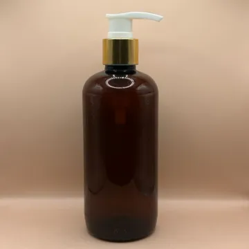 300ML PET Boston Bottle 24/410 L1 Screw Dispenser Pump | Shampoo Body Wash Lotion Bottle