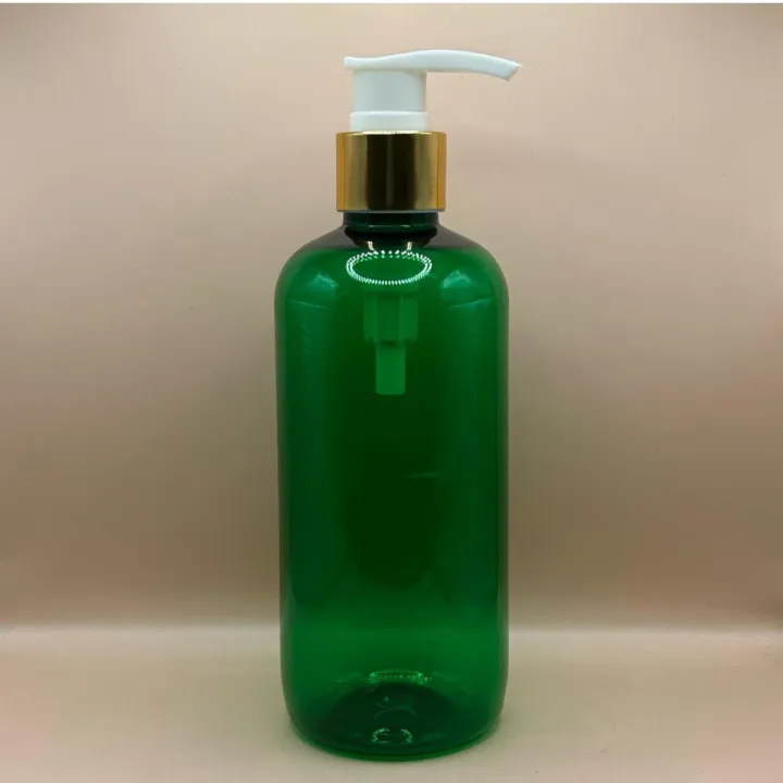 300ML PET Boston Bottle 24/410 L1 Screw Dispenser Pump | Shampoo Body Wash Lotion Bottle
