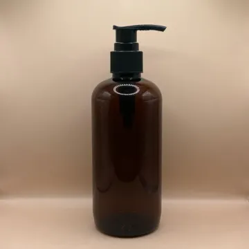 300ML PET Boston Bottle 24/410 L1 Screw Dispenser Pump | Shampoo Body Wash Lotion Bottle