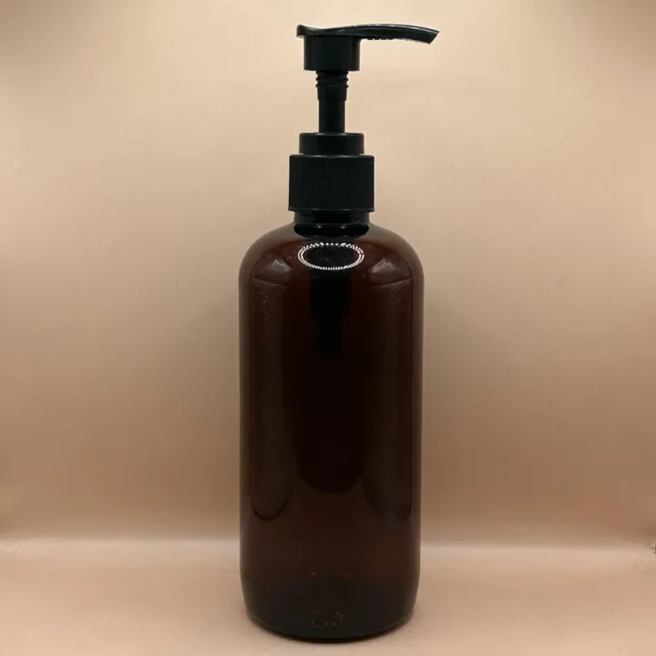 300ML PET Boston Bottle 24/410 L1 Screw Dispenser Pump | Shampoo Body Wash Lotion Bottle