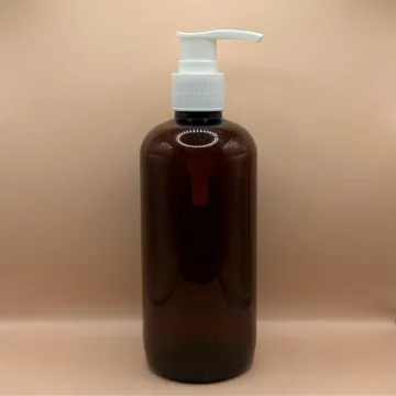 300ML PET Boston Bottle 24/410 L1 Screw Dispenser Pump | Shampoo Body Wash Lotion Bottle