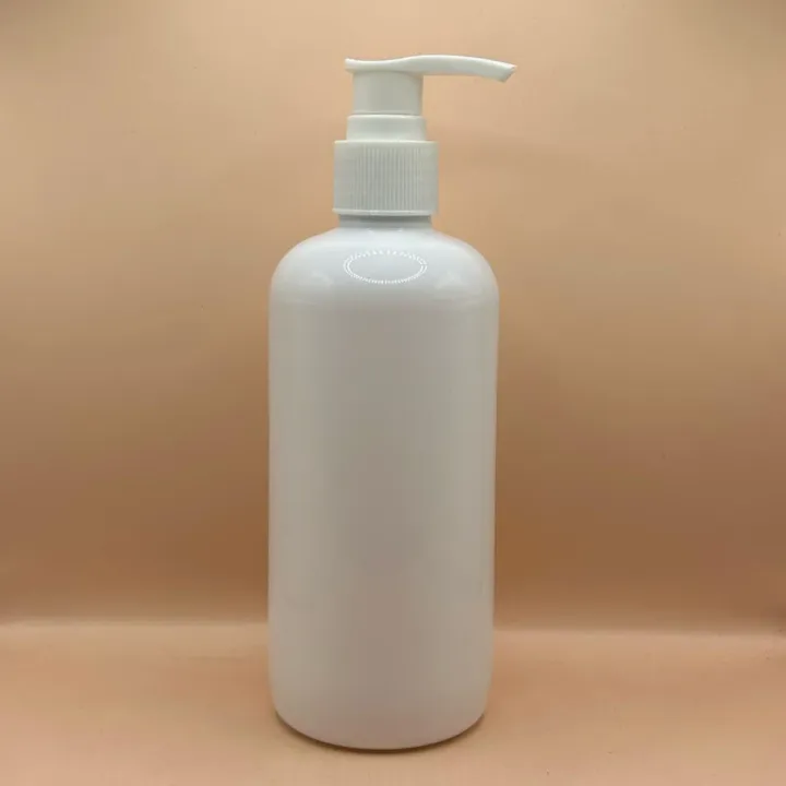 300ML PET Boston Bottle 24/410 L1 Screw Dispenser Pump | Shampoo Body Wash Lotion Bottle