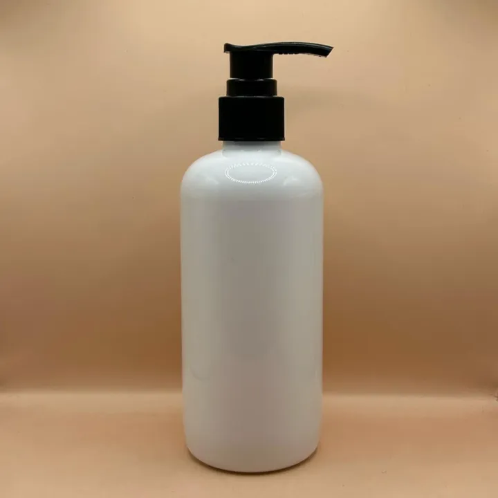 300ML PET Boston Bottle 24/410 L1 Screw Dispenser Pump | Shampoo Body Wash Lotion Bottle