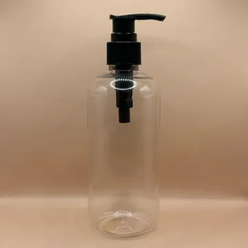 300ML PET Boston Bottle 24/410 L1 Screw Dispenser Pump | Shampoo Body Wash Lotion Bottle