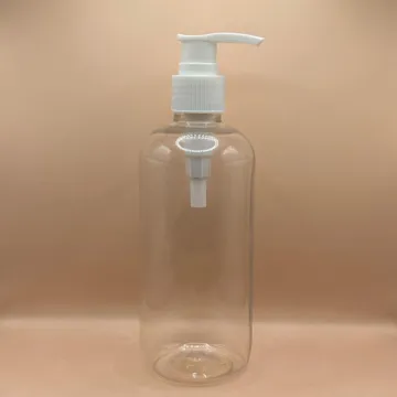 300ML PET Boston Bottle 24/410 L1 Screw Dispenser Pump | Shampoo Body Wash Lotion Bottle