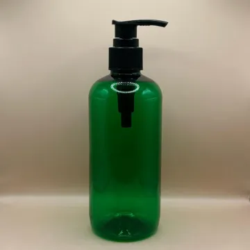 300ML PET Boston Bottle 24/410 L1 Screw Dispenser Pump | Shampoo Body Wash Lotion Bottle