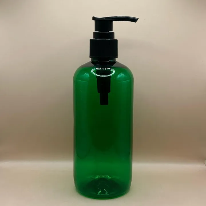 300ML PET Boston Bottle 24/410 L1 Screw Dispenser Pump | Shampoo Body Wash Lotion Bottle