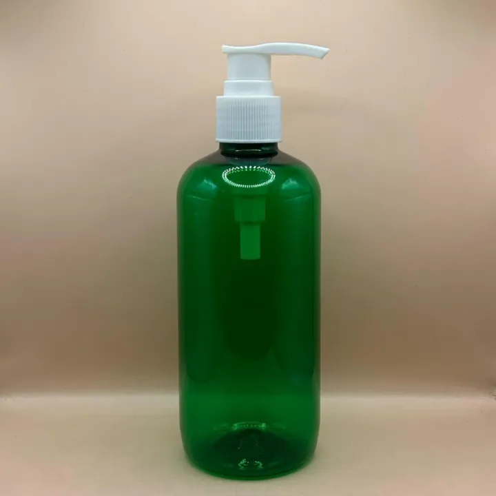 300ML PET Boston Bottle 24/410 L1 Screw Dispenser Pump | Shampoo Body Wash Lotion Bottle