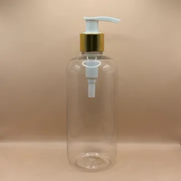 300ML PET Boston Bottle 24/410 L1 Dispenser Pump | Shampoo Body Wash Lotion Bottle