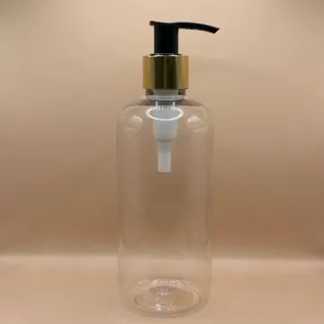300ML PET Boston Bottle 24/410 L1 Dispenser Pump | Shampoo Body Wash Lotion Bottle