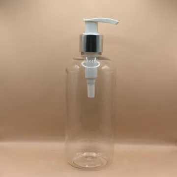 300ML PET Boston Bottle 24/410 L1 Dispenser Pump | Shampoo Body Wash Lotion Bottle