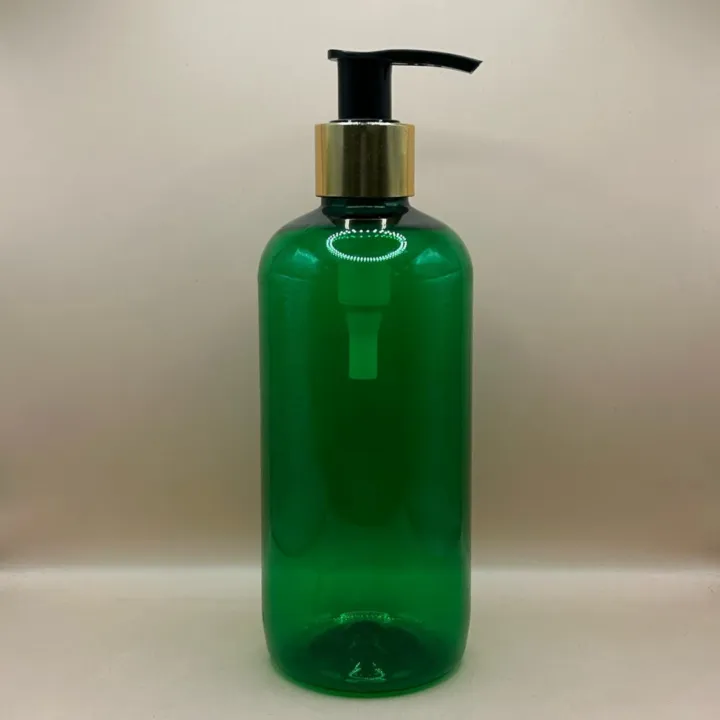 300ML PET Boston Bottle 24/410 L1 Dispenser Pump | Shampoo Body Wash Lotion Bottle