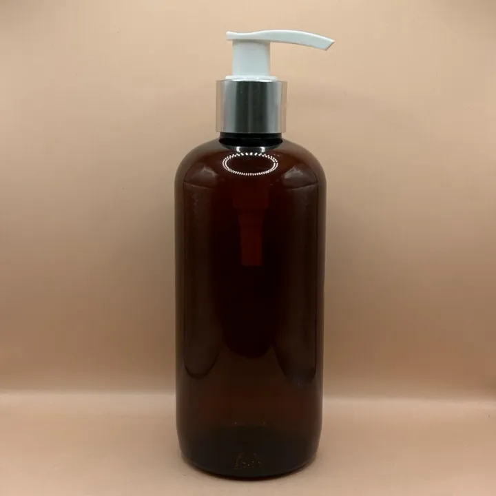 300ML PET Boston Bottle 24/410 L1 Dispenser Pump | Shampoo Body Wash Lotion Bottle