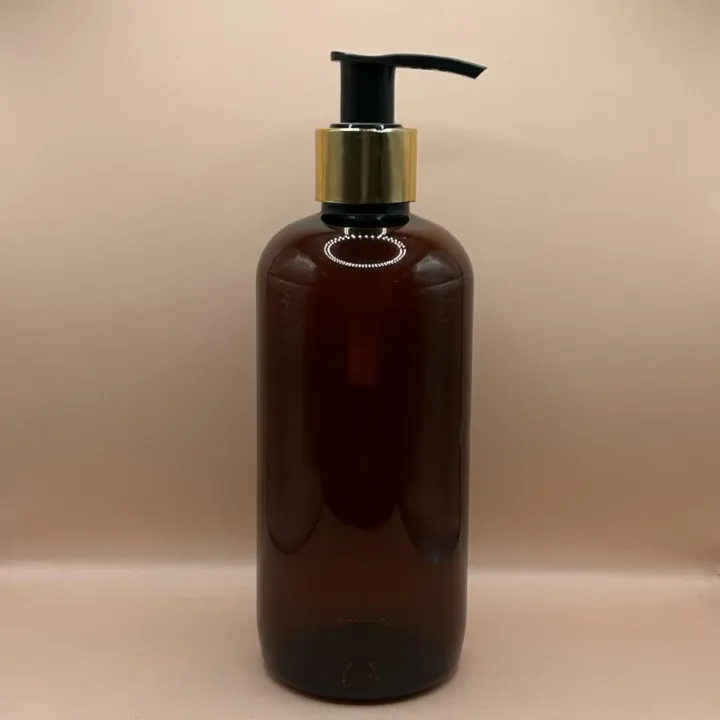 300ML PET Boston Bottle 24/410 L1 Dispenser Pump | Shampoo Body Wash Lotion Bottle