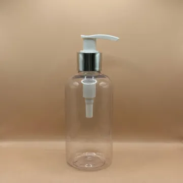 200ML PET Boston Bottle 24/410 L1 Dispenser Pump | Shampoo Body Wash Lotion Bottle