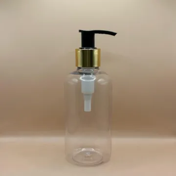 200ML PET Boston Bottle 24/410 L1 Dispenser Pump | Shampoo Body Wash Lotion Bottle