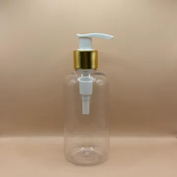 200ML PET Boston Bottle 24/410 L1 Dispenser Pump | Shampoo Body Wash Lotion Bottle