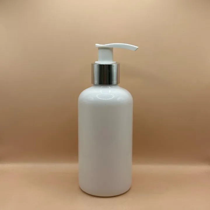 200ML PET Boston Bottle 24/410 L1 Dispenser Pump | Shampoo Body Wash Lotion Bottle