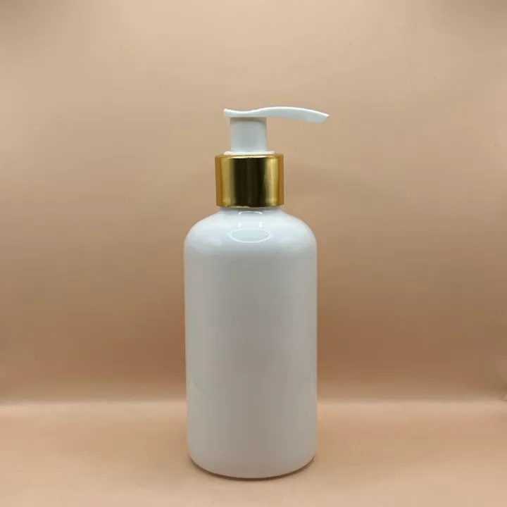 200ML PET Boston Bottle 24/410 L1 Dispenser Pump | Shampoo Body Wash Lotion Bottle