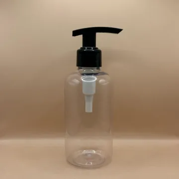 200ML PET Boston Bottle 24/410 L3 Dispenser Pump | Shampoo Body Wash Lotion Bottle