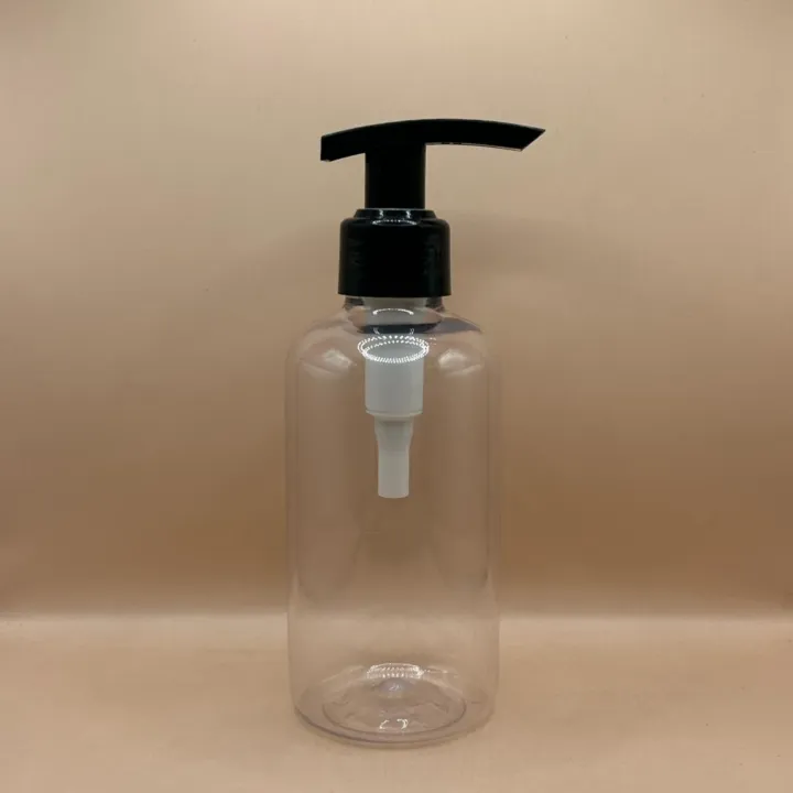 200ML PET Boston Bottle 24/410 L3 Dispenser Pump | Shampoo Body Wash Lotion Bottle