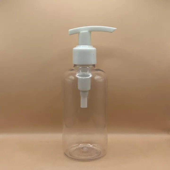 200ML PET Boston Bottle 24/410 L3 Dispenser Pump | Shampoo Body Wash Lotion Bottle