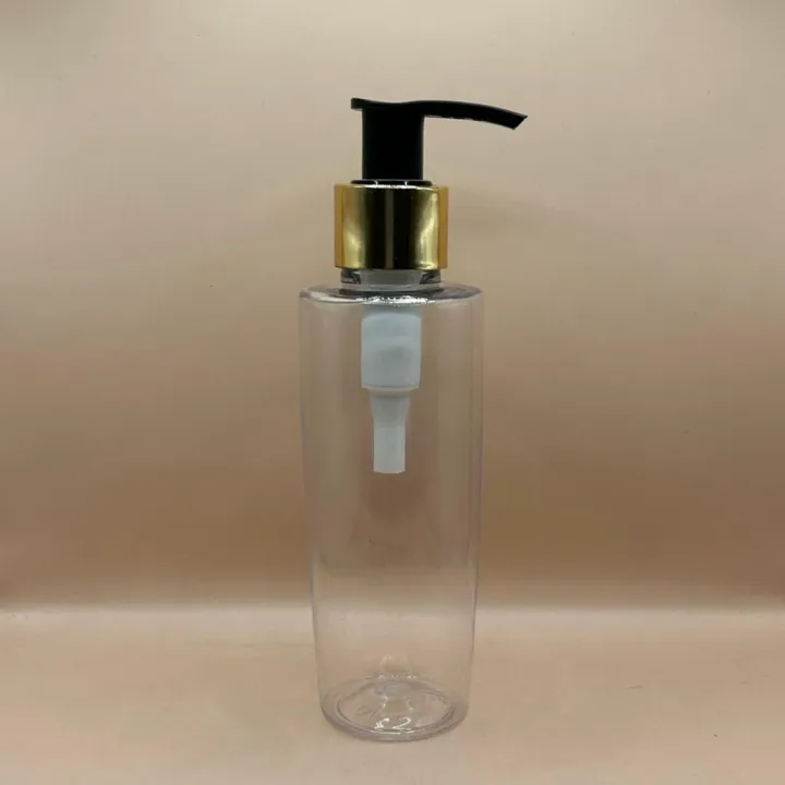 128ML PET Bottle Oval 24/410 L1 Dispenser Pump | Shampoo Body Wash Lotion Bottle