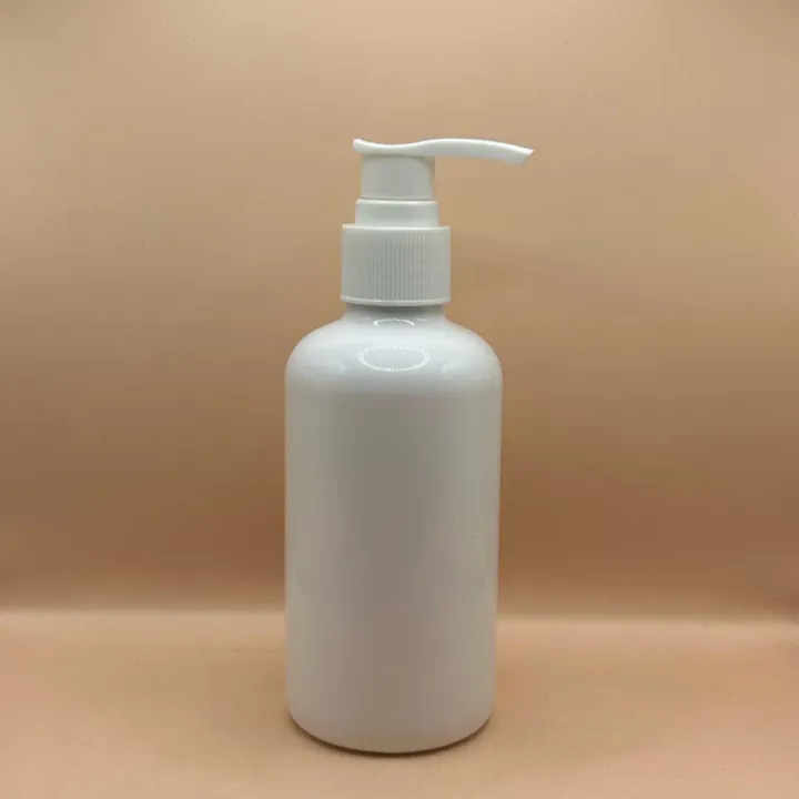200ML PET Boston Bottle 24/410 L1 Screw Dispenser Pump | Shampoo Body Wash Lotion Bottle