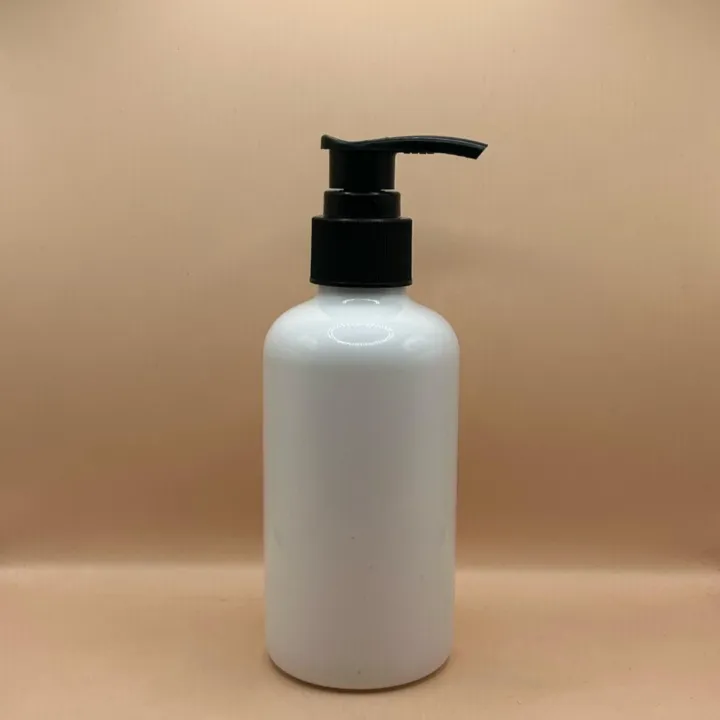 200ML PET Boston Bottle 24/410 L1 Screw Dispenser Pump | Shampoo Body Wash Lotion Bottle