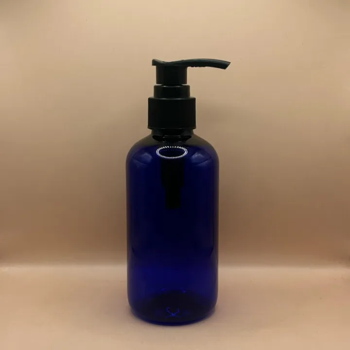 200ML PET Boston Bottle 24/410 L1 Screw Dispenser Pump | Shampoo Body Wash Lotion Bottle