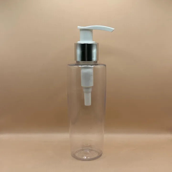 128ML PET Bottle Oval 24/410 L1 Dispenser Pump | Shampoo Body Wash Lotion Bottle