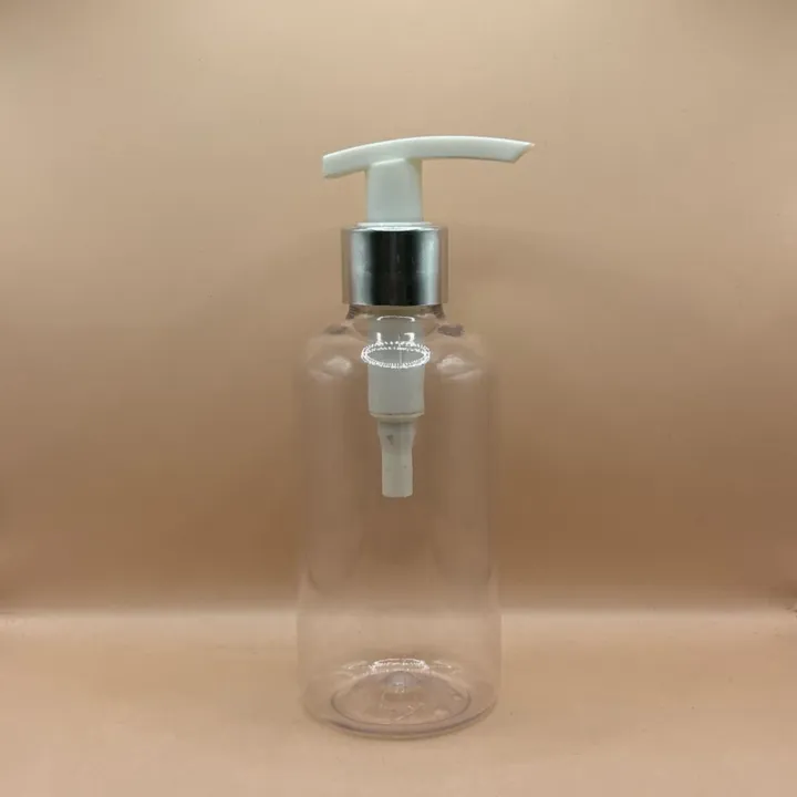 200ML PET Boston Bottle 24/410 L3 Dispenser Pump | Shampoo Body Wash Lotion Bottle