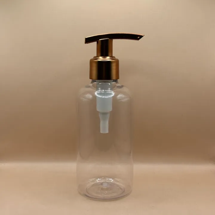 200ML PET Boston Bottle 24/410 L3 Dispenser Pump | Shampoo Body Wash Lotion Bottle