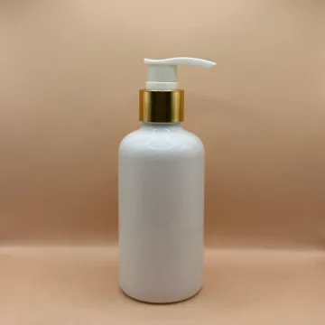 200ML PET Boston Bottle 24/410 L1 Screw Dispenser Pump | Shampoo Body Wash Lotion Bottle