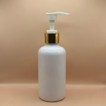 200ML PET Boston Bottle 24/410 L1 Screw Dispenser Pump | Shampoo Body Wash Lotion Bottle