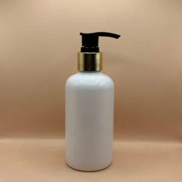 200ML PET Boston Bottle 24/410 L1 Screw Dispenser Pump | Shampoo Body Wash Lotion Bottle