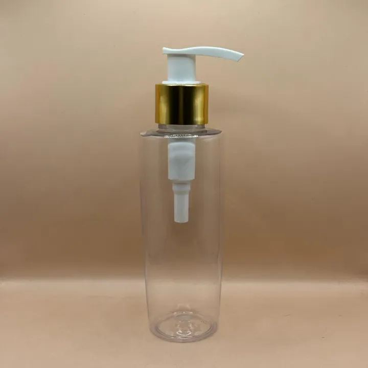 128ML PET Bottle Oval 24/410 L1 Dispenser Pump | Shampoo Body Wash Lotion Bottle