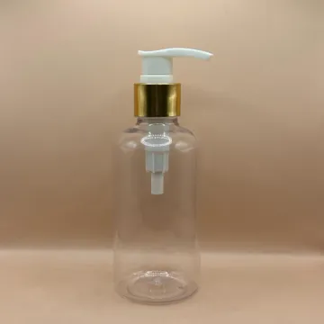 200ML PET Boston Bottle 24/410 L1 Screw Dispenser Pump | Shampoo Body Wash Lotion Bottle