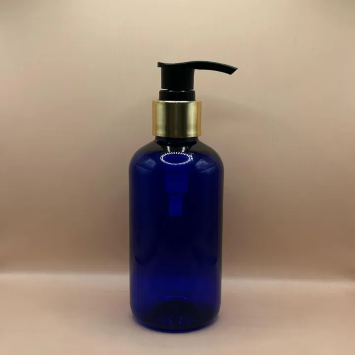 200ML PET Boston Bottle 24/410 L1 Screw Dispenser Pump | Shampoo Body Wash Lotion Bottle