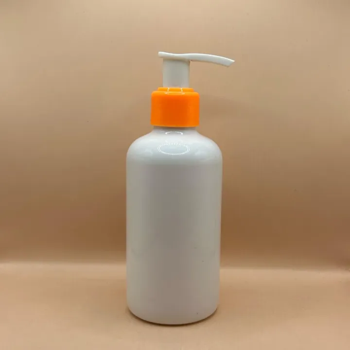 200ML PET Boston Bottle 24/410 L1 Dispenser Pump | Shampoo Body Wash Lotion Bottle