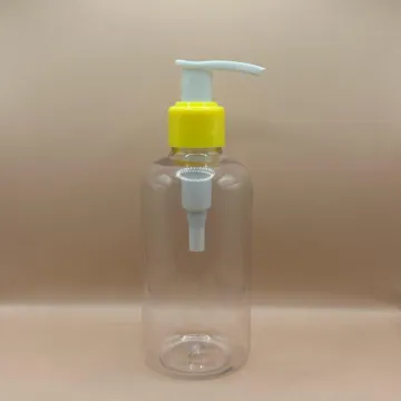 200ML PET Boston Bottle 24/410 L1 Dispenser Pump | Shampoo Body Wash Lotion Bottle