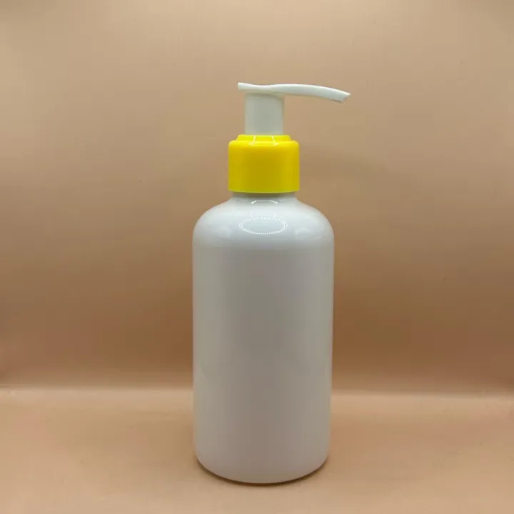 200ML PET Boston Bottle 24/410 L1 Dispenser Pump | Shampoo Body Wash Lotion Bottle