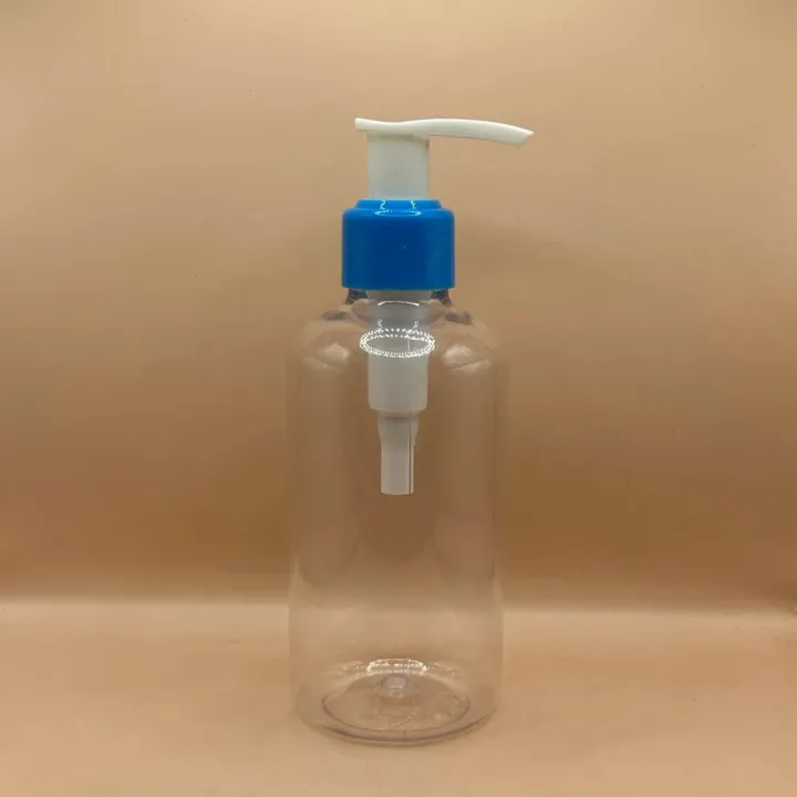 200ML PET Boston Bottle 24/410 L1 Dispenser Pump | Shampoo Body Wash Lotion Bottle