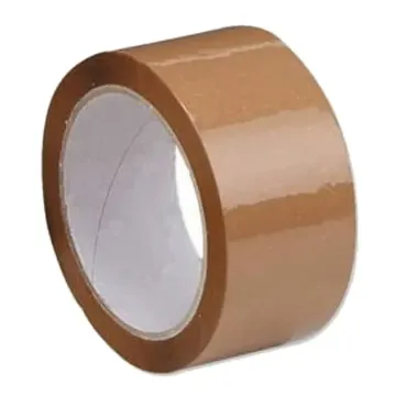 Brown 40microns Round Self Adhesive Tapes 48mm x 100m Pack of 72 | Strong & Durable Packaging Tape