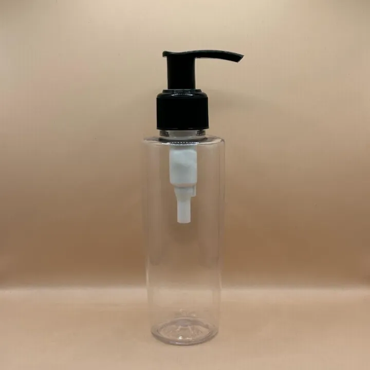 128ML PET Bottle Oval 24/410 L1 Dispenser Pump | Shampoo Body Wash Lotion Packaging