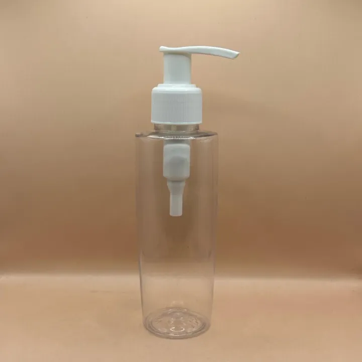 128ML PET Bottle Oval 24/410 L1 Dispenser Pump | Shampoo Body Wash Lotion Packaging