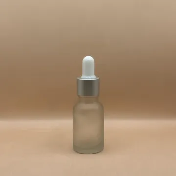 15ML Glass Bottle With 18MM Dropper With Metalized Ring | Perfect for Serum Packaging
